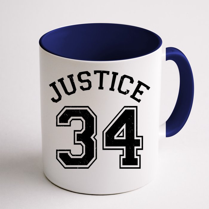 Justice 34 Counts Conviction Trump Front & Back Coffee Mug