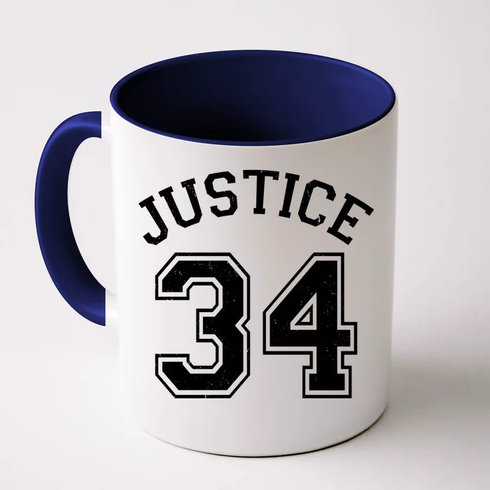 Justice 34 Counts Conviction Trump Front & Back Coffee Mug