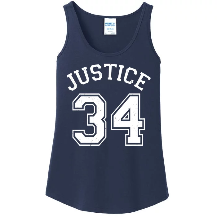 Justice 34 Counts Conviction Trump Ladies Essential Tank