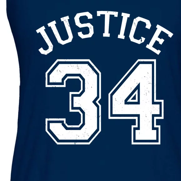 Justice 34 Counts Conviction Trump Ladies Essential Flowy Tank