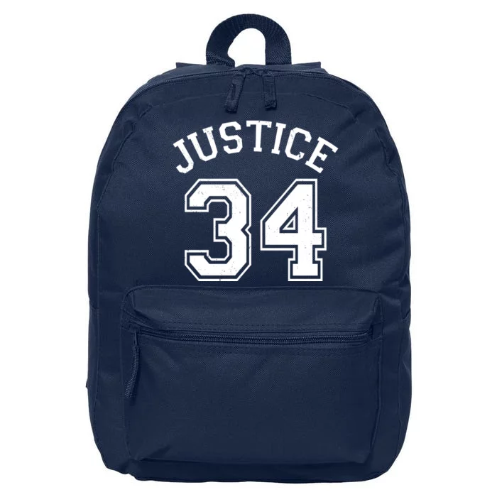 Justice 34 Counts Conviction Trump 16 in Basic Backpack