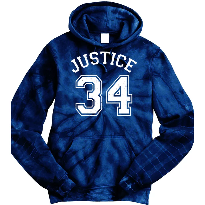 Justice 34 Counts Conviction Trump Tie Dye Hoodie