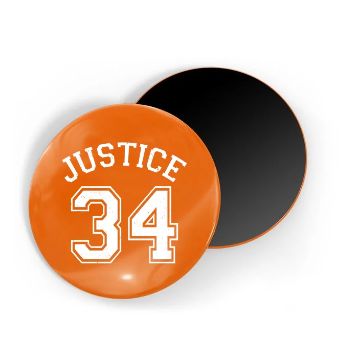 Justice 34 Counts Conviction Trump Magnet