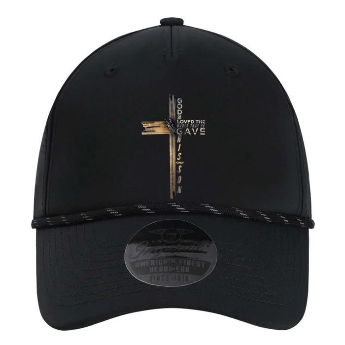 John 3:16 Christian Cross Bible Gift Performance The Dyno Cap