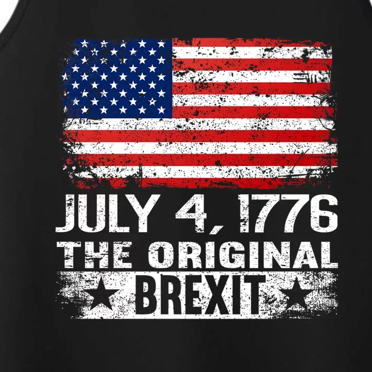 July 4 1776 Original Brexit Independence Day Performance Tank