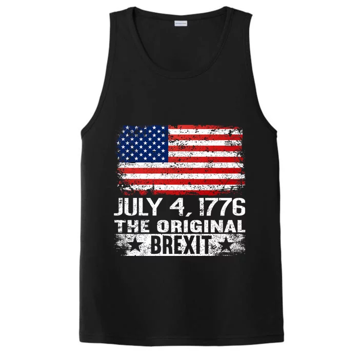 July 4 1776 Original Brexit Independence Day Performance Tank