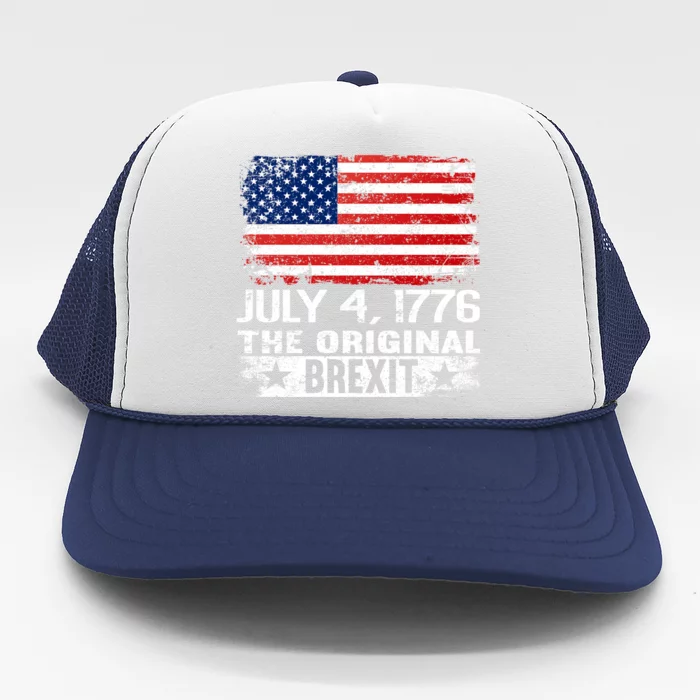 July 4 1776 Original Brexit Independence Day Trucker Hat