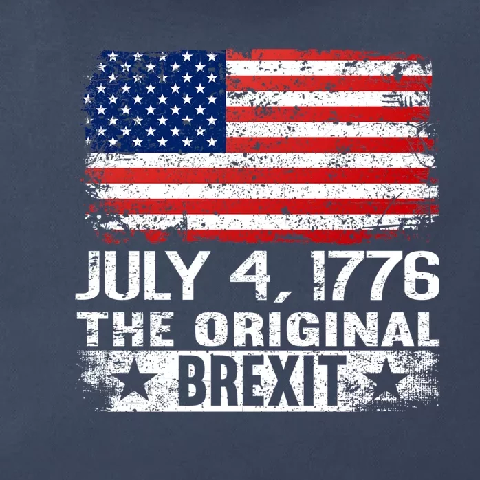 July 4 1776 Original Brexit Independence Day Zip Tote Bag