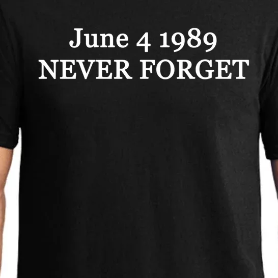 June 4 1989 Never Forget Tianan Square Massacre Gift Pajama Set