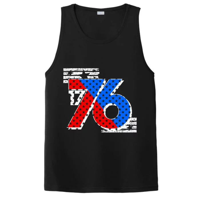 July 4th 1776 Stars And Stripes Performance Tank