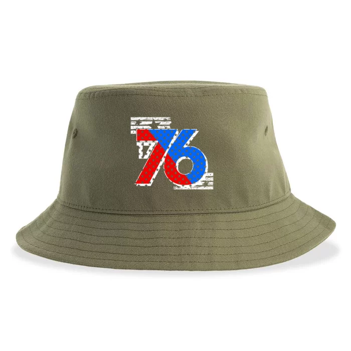 July 4th 1776 Stars And Stripes Sustainable Bucket Hat