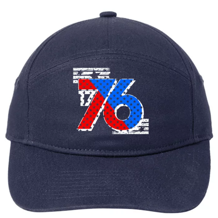 July 4th 1776 Stars And Stripes 7-Panel Snapback Hat