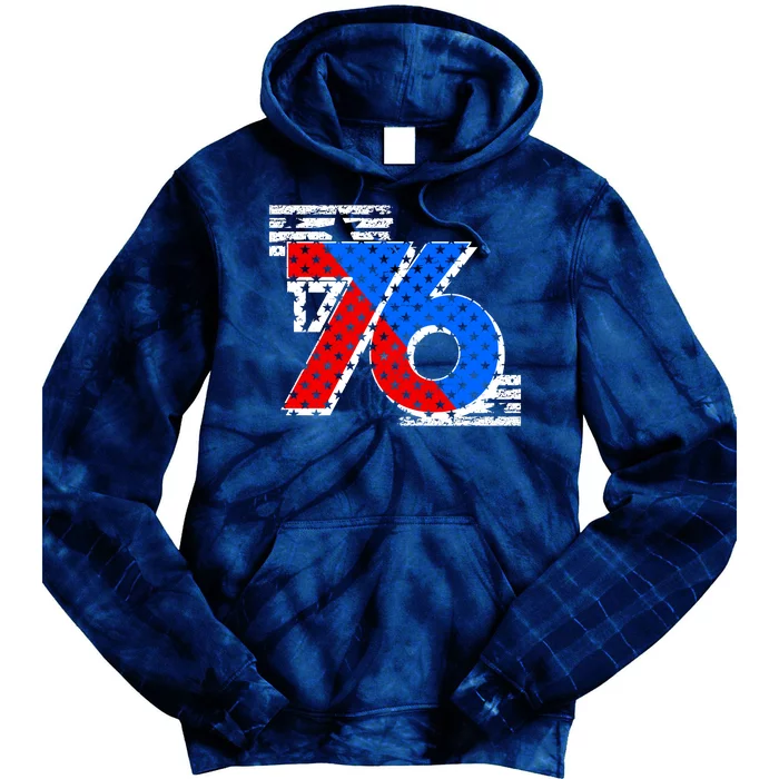 July 4th 1776 Stars And Stripes Tie Dye Hoodie