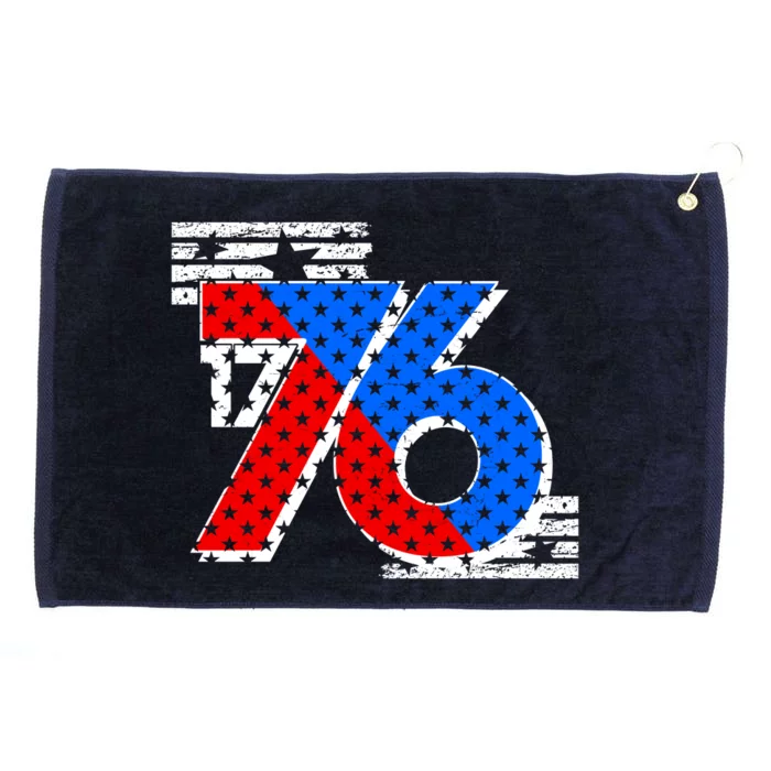 July 4th 1776 Stars And Stripes Grommeted Golf Towel