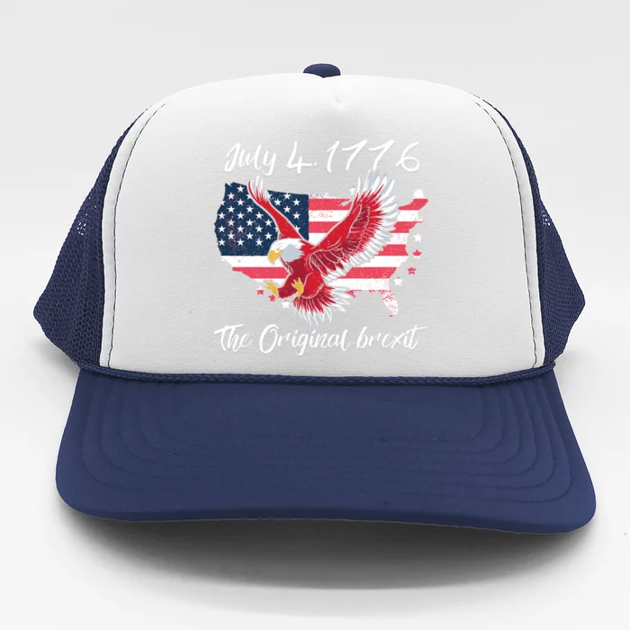 July 4 1776 Original Brexit Independence Day Trucker Hat