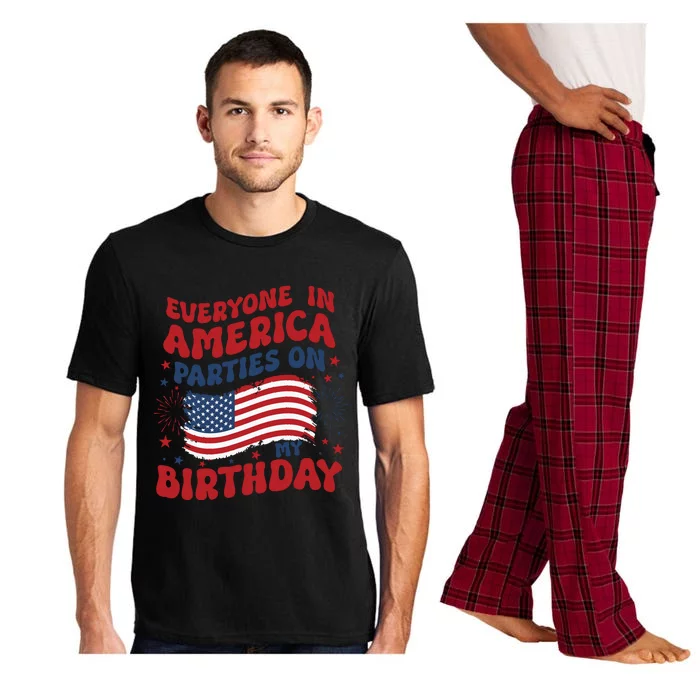 July 4th Birthday Pajama Set