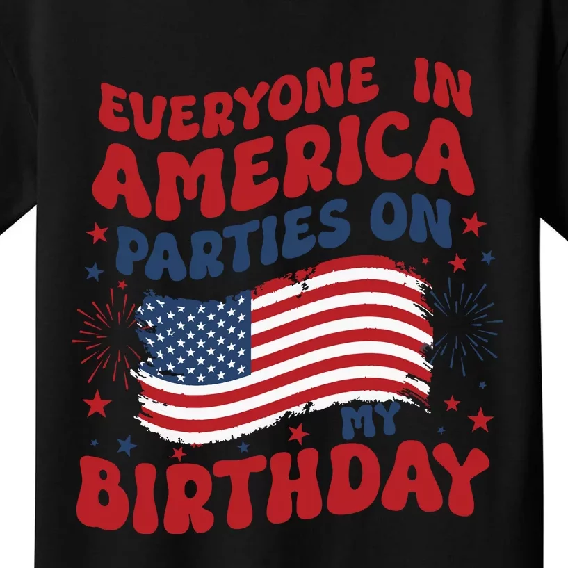 July 4th Birthday Kids T-Shirt