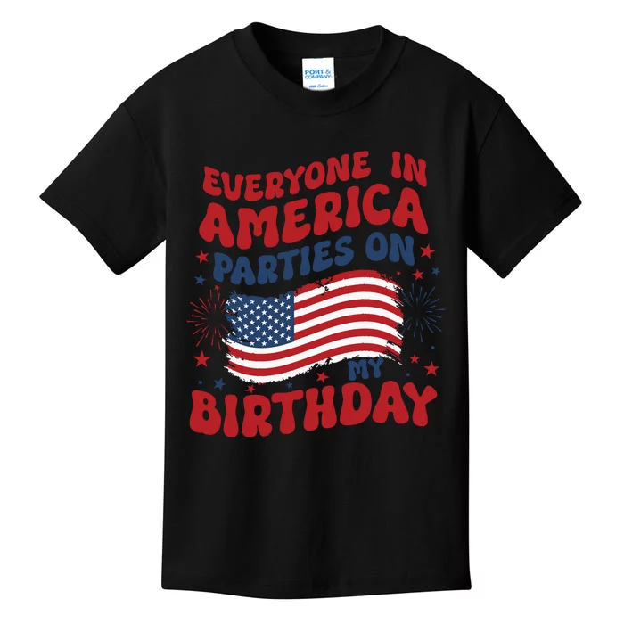 July 4th Birthday Kids T-Shirt