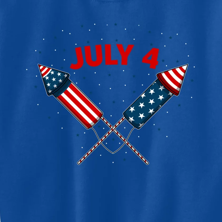 July 4 Gift Kids Sweatshirt