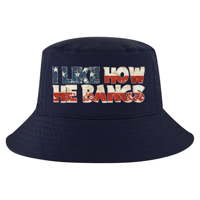 July 4th I Like How He Bangs Couple Cool Comfort Performance Bucket Hat