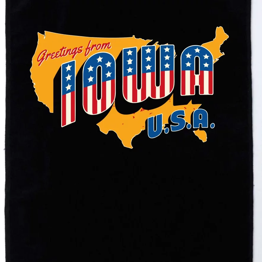 July 4th Iowa Usa Platinum Collection Golf Towel