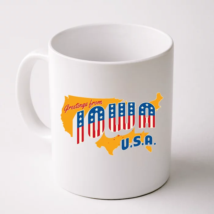 July 4th Iowa Usa Front & Back Coffee Mug