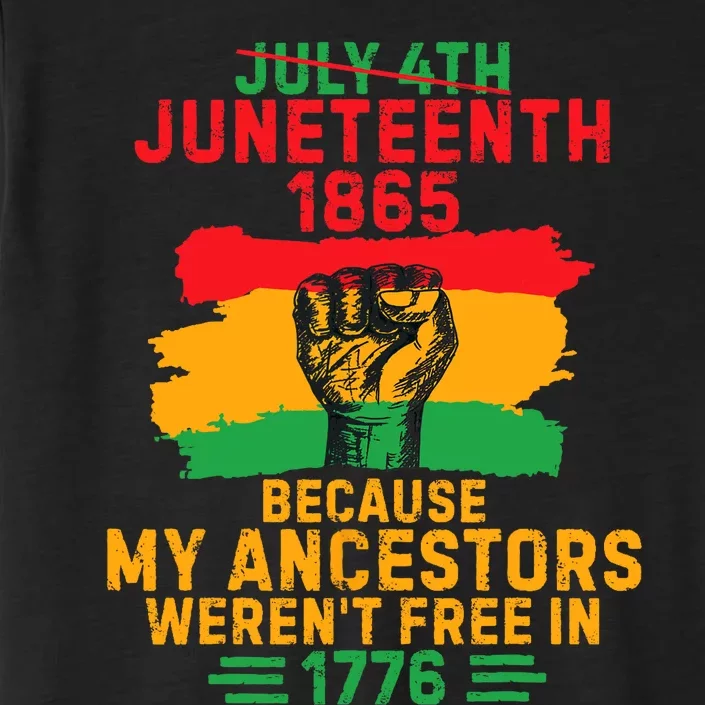 July 4th Juneteenth 1865 Because My Ancestors ChromaSoft Performance T-Shirt