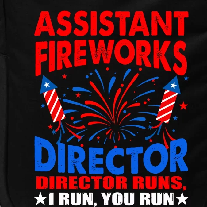 July 4th Usa Independence Day Assistant Fireworks Director Gift Impact Tech Backpack