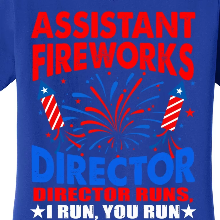 July 4th Usa Independence Day Assistant Fireworks Director Gift Women's T-Shirt