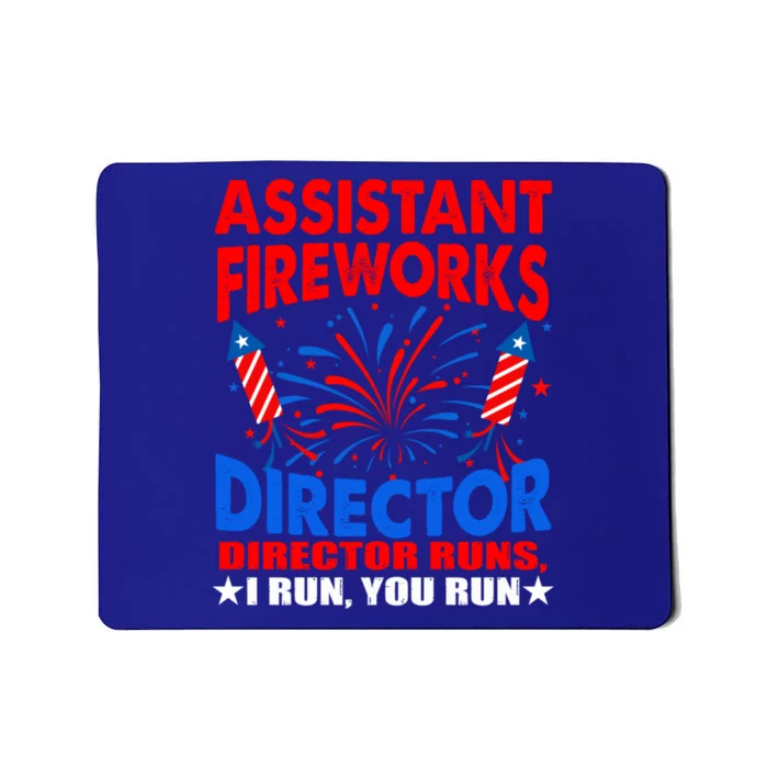 July 4th Usa Independence Day Assistant Fireworks Director Gift Mousepad