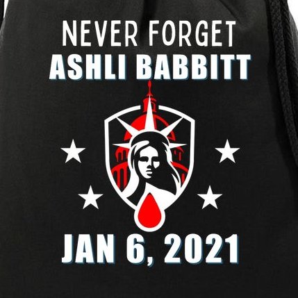 January 6 Conservative Justice For Ashli Babbitt Drawstring Bag