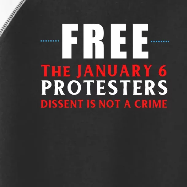 January 6 Conservative Anti Biden Free Speech Toddler Fine Jersey T-Shirt