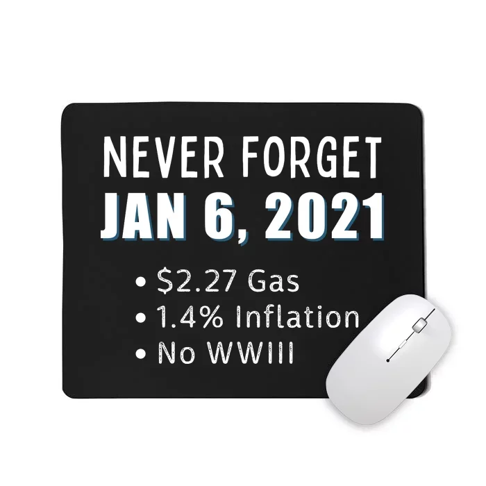 January 6 Funny Conservative Anti Biden Ultra MAGA Mousepad