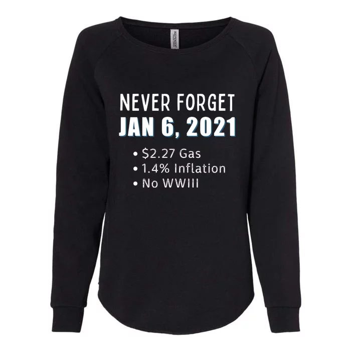 January 6 Funny Conservative Anti Biden Ultra MAGA Womens California Wash Sweatshirt