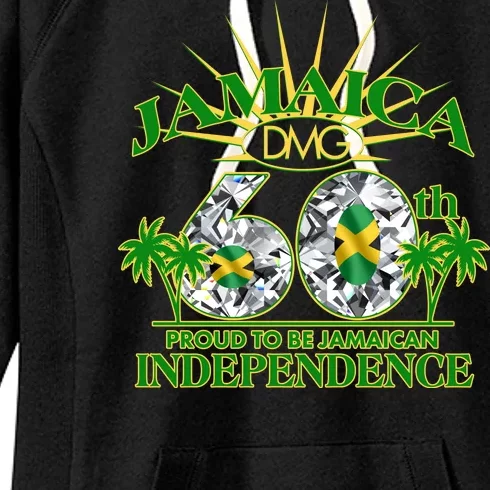 Jamaica 60th Independence Proud To Be Jamaican Women's Fleece Hoodie