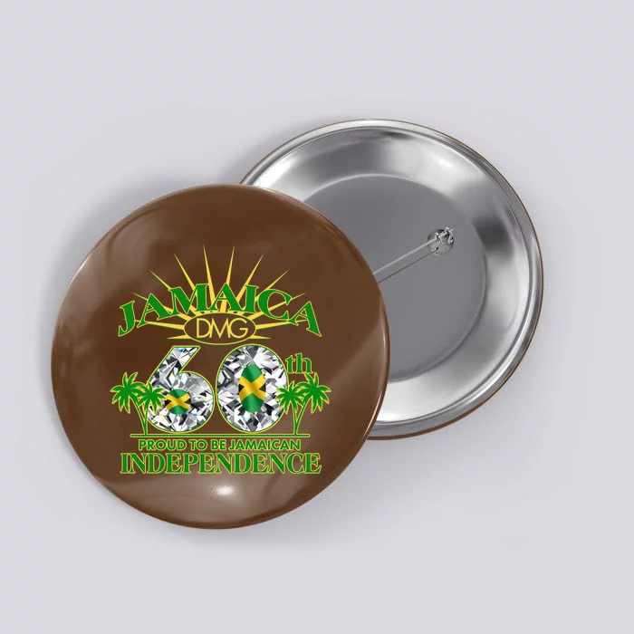 Jamaica 60th Independence Proud To Be Jamaican Button