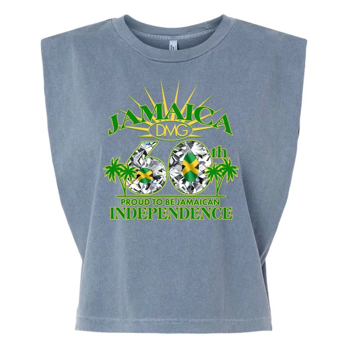 Jamaica 60th Independence Proud To Be Jamaican Garment-Dyed Women's Muscle Tee