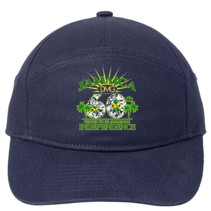 Jamaica 60th Independence Proud To Be Jamaican 7-Panel Snapback Hat