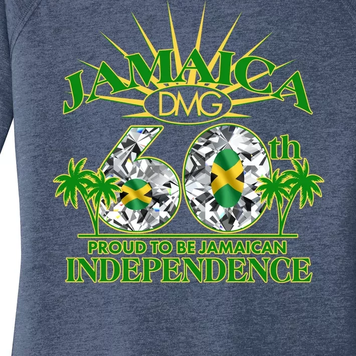 Jamaica 60th Independence Proud To Be Jamaican Women's Perfect Tri Tunic Long Sleeve Shirt