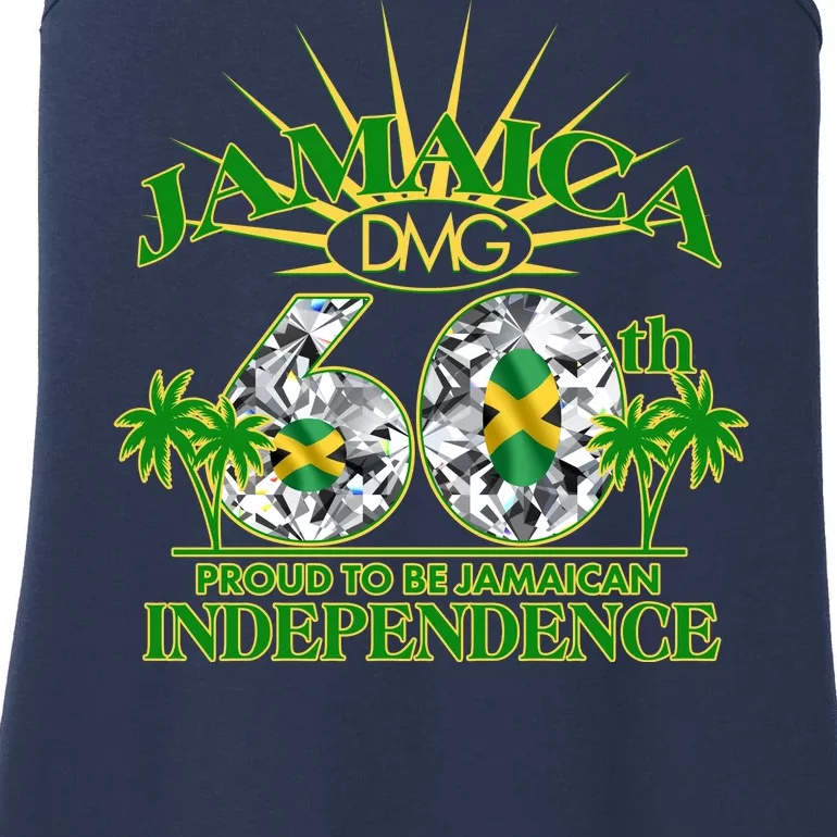 Jamaica 60th Independence Proud To Be Jamaican Ladies Essential Tank