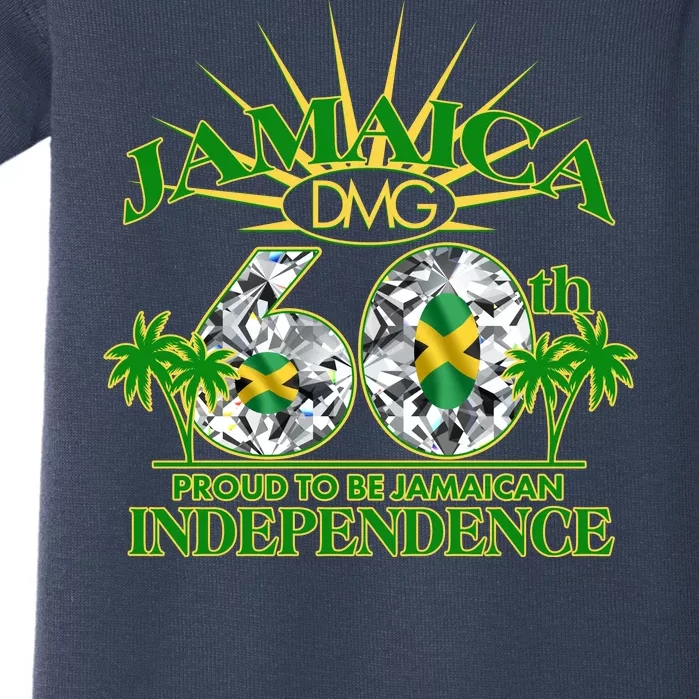 Jamaica 60th Independence Proud To Be Jamaican Baby Bodysuit