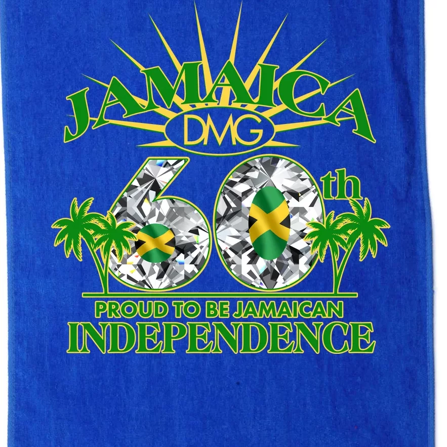 Jamaica 60th Independence Proud To Be Jamaican Platinum Collection Golf Towel