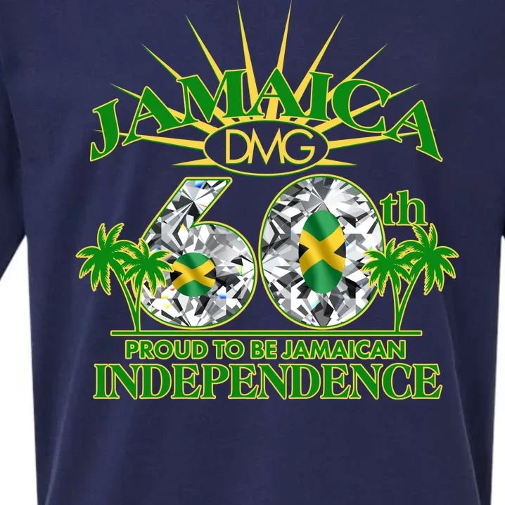 Jamaica 60th Independence Proud To Be Jamaican Sueded Cloud Jersey T-Shirt