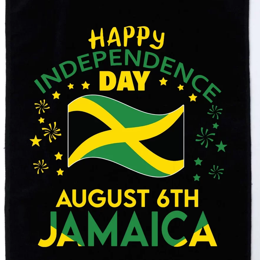 Jamaica 62nd Independence Day Jamaican Pride Jamaica Flag Platinum Collection Golf Towel