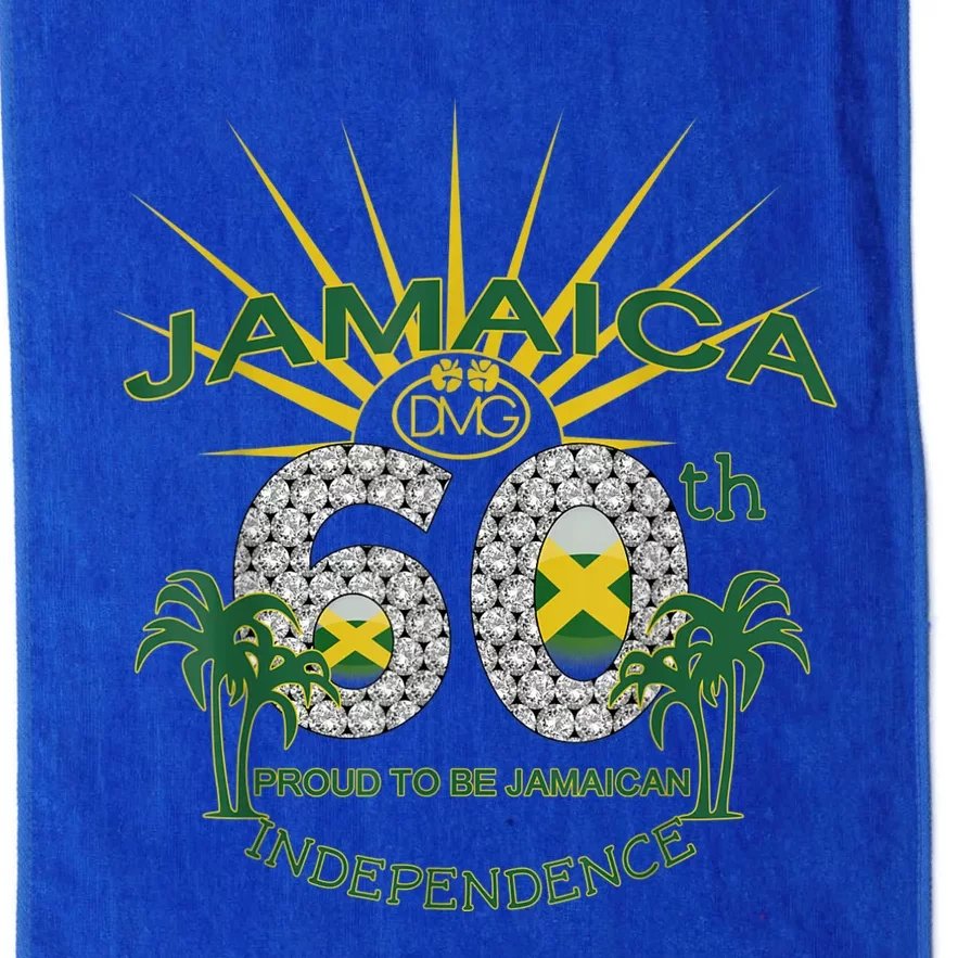 Jamaica 60th Independence Proud To Be Jamaican Platinum Collection Golf Towel