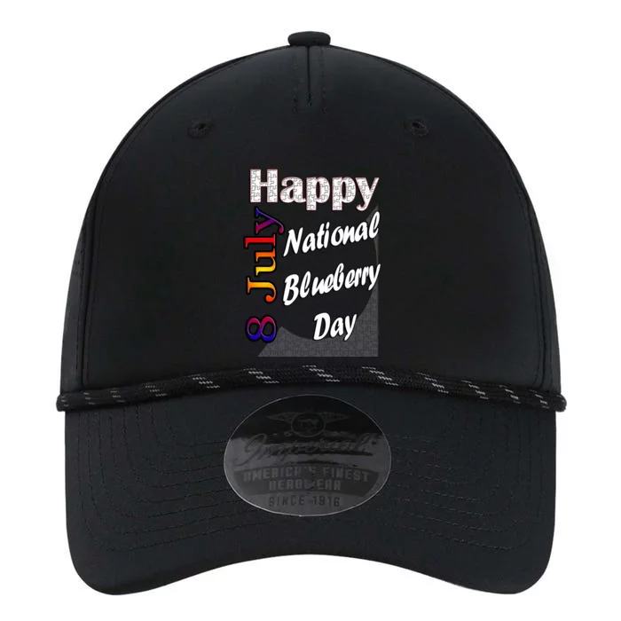 July 8th National Blueberry Day T Fun Idea Gift Performance The Dyno Cap