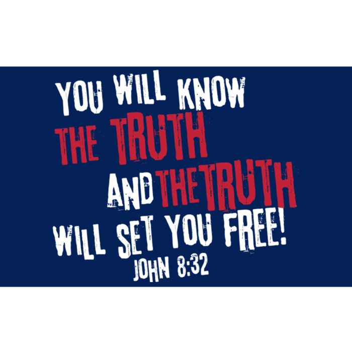 John 8:32 The Truth Will Set You Free Bumper Sticker