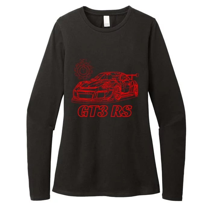 Jdm 90s Japan Motorsport Car Schematic Gt3 Rs Tech Jdm Lover Gift Womens CVC Long Sleeve Shirt