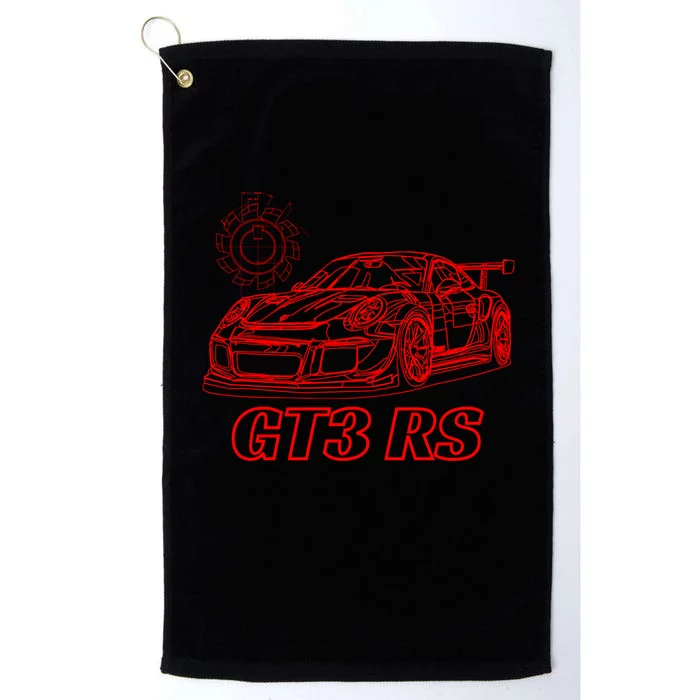 Jdm 90s Japan Motorsport Car Schematic Gt3 Rs Tech Jdm Lover Gift Platinum Collection Golf Towel