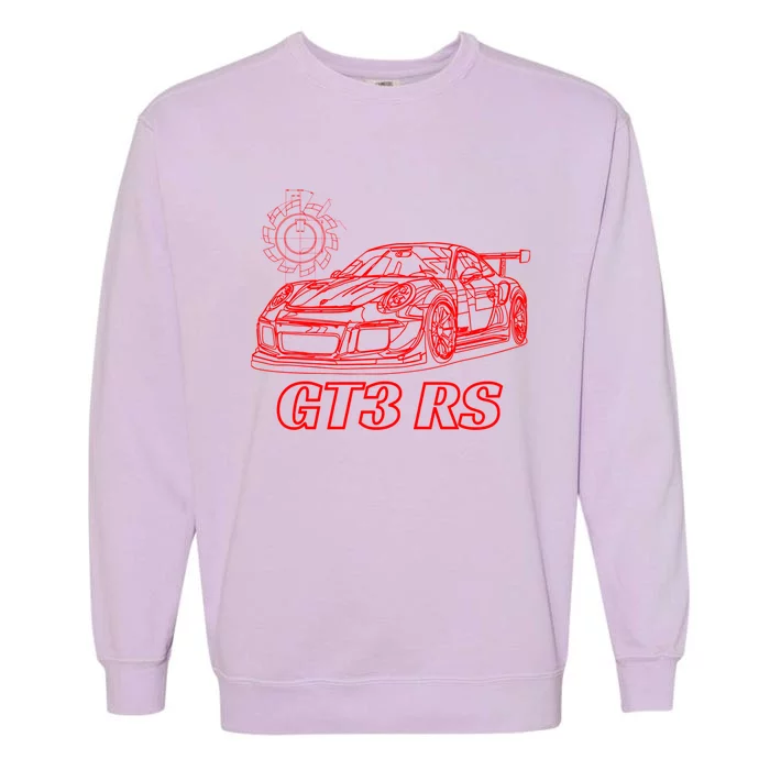 Jdm 90s Japan Motorsport Car Schematic Gt3 Rs Tech Jdm Lover Gift Garment-Dyed Sweatshirt